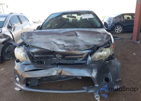 2012 Toyota Corolla S z USA, uszkodzony, nr VIN 2T1BU4EE1CC843790